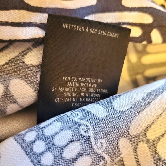 Anthropologie Floreat Linen Lyocell Floral Maxi Fress - Picture 7 of 7